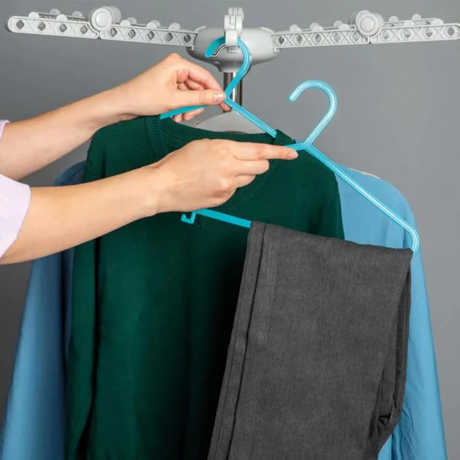 JML DriBuddi indoor clothes airer with Cover