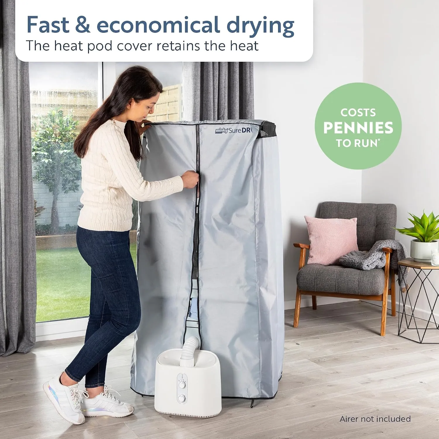 Minky SureDri Heat Pod Drying System (Airer not included)