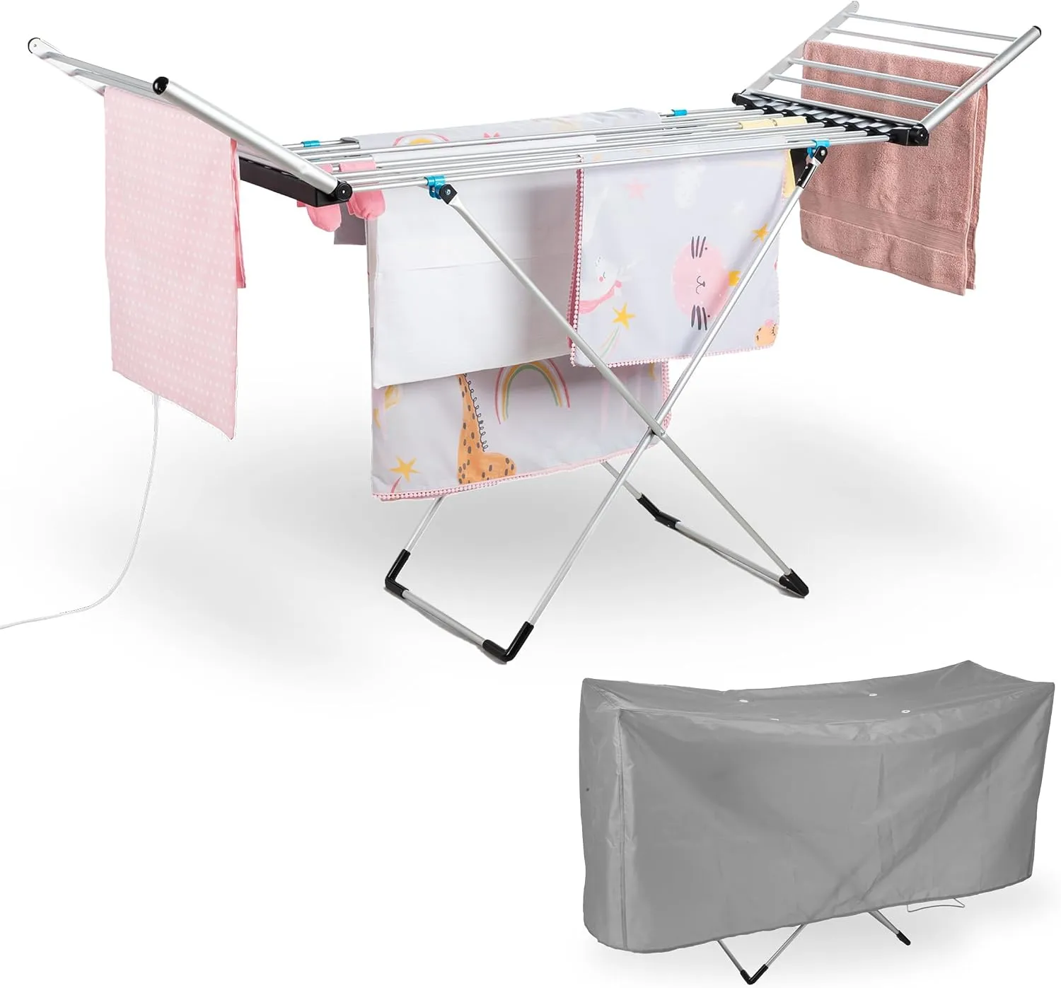 Minky SureDRI XL Winged Heated Clothes Airer with Cover