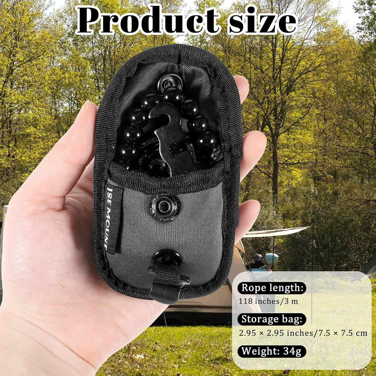 Hpmjz 3M Portable Travel Clothesline