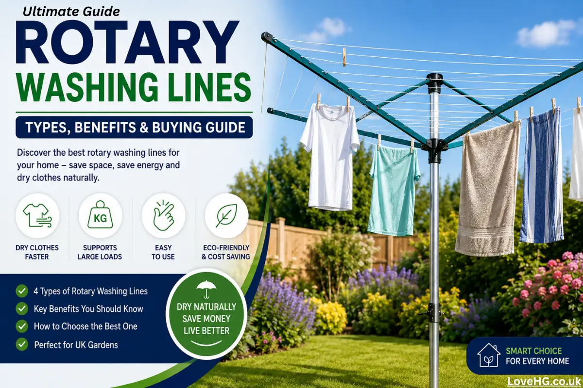 All About Rotary Washing Line: Types, Benefits, Uses & More