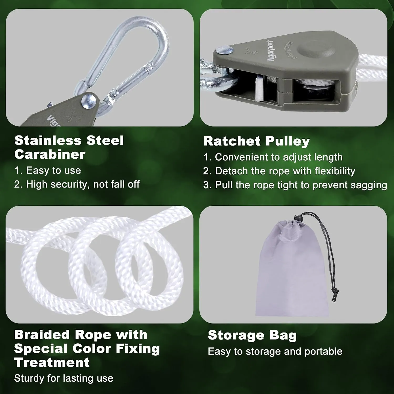 Vigorport 5.8M Retractable Travel Clothesline
