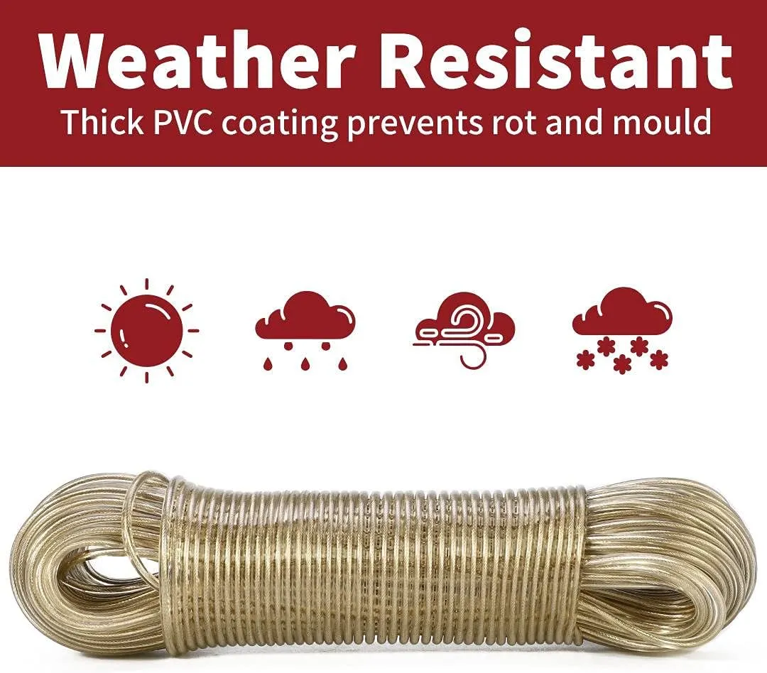 Vinsani 50m Washing Line Rope