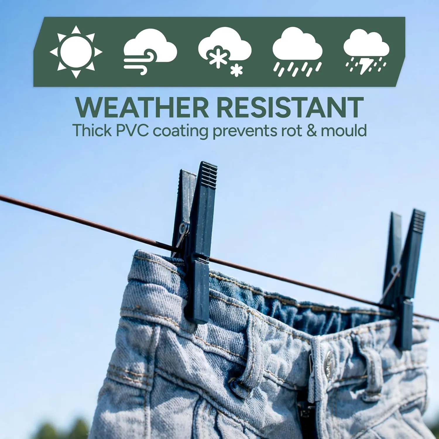 Zuvo 30M Washing Line Rope