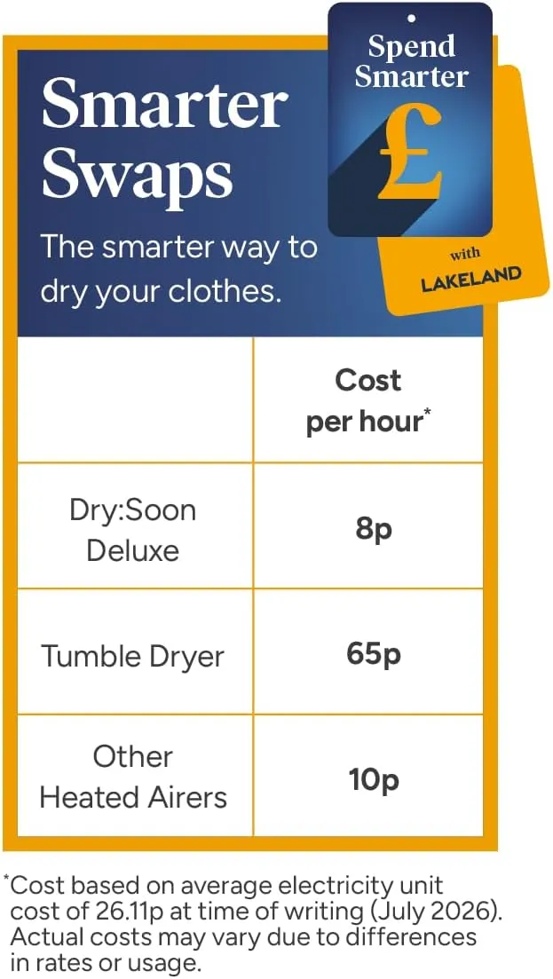 Drysoon Deluxe 3-Tier Heated Clothes Airer (Buy cover alone)