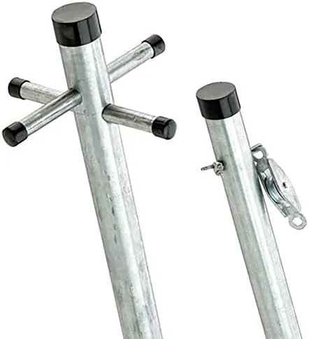 Charles Watson 2.4m Washing Line Posts (2 Pack)