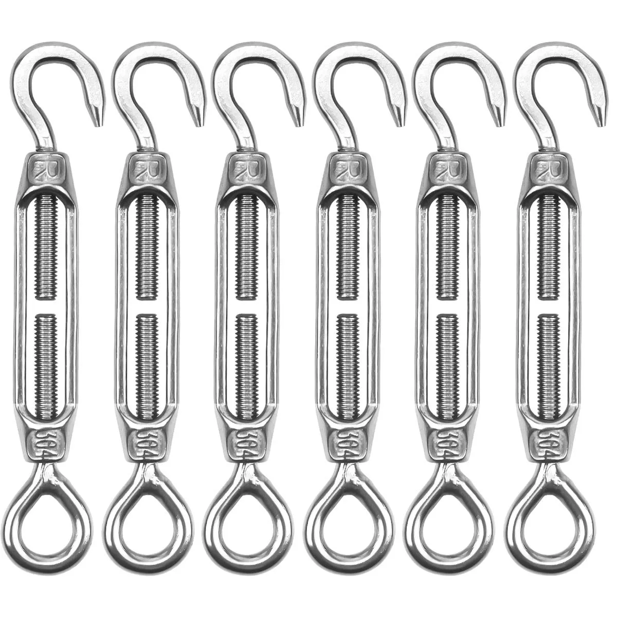 6Pcs M4 Turnbuckle Wire Tensioner by kissral