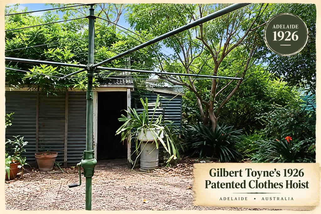 Vintage Adelaide Clothes Hoist 1926