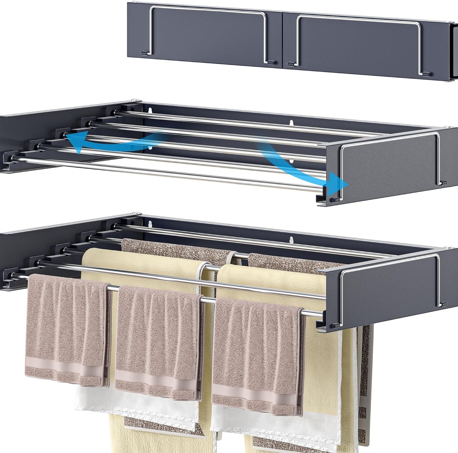 Homeart Wall Mounted Drying Rack (5 Line - 3.75m)