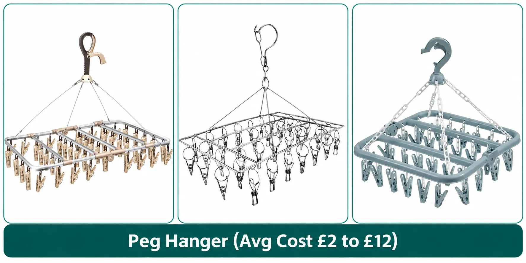 Peg hangers for small clothes