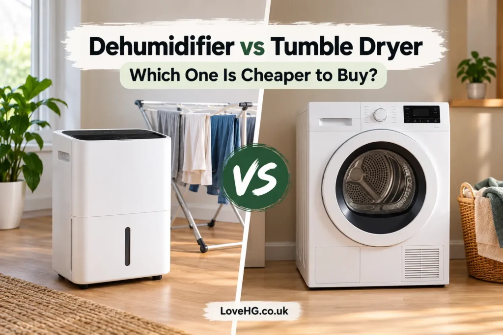 Dehumidifier vs Tumble Dryer buying Comparison